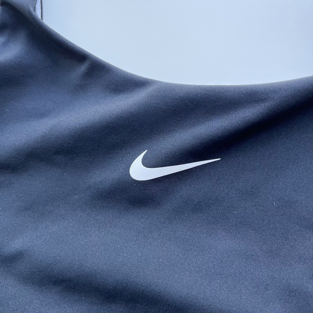 Nike Pro Dri-Fit Shelf Bra Cropped Tank Top Size XS Black - Picture 4 of 11